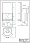 Каминная топка Arysto 15 (330/220x510) с гильотиной - 1