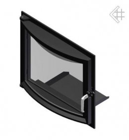 Панорамные дверцы для камина  Maja 491x600 мм